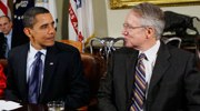 Barack Obama and Harry Reid